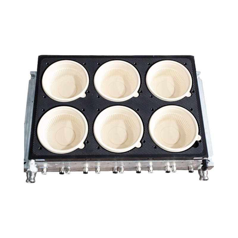 Molde termoformador de caja de embalaje redonda sin tapa