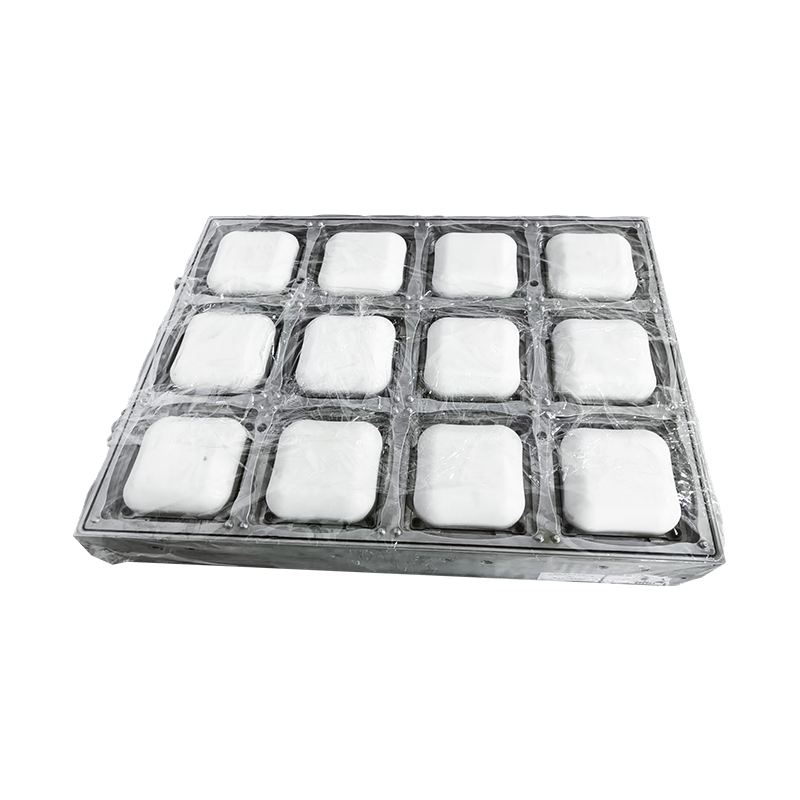 Molde termoformador rectangular para caja de embalaje tipo concha